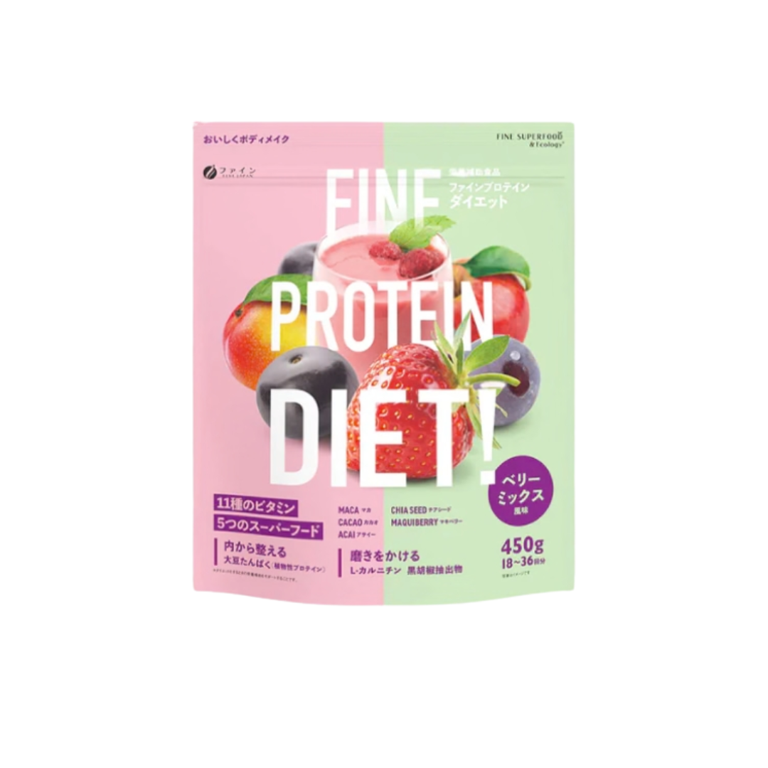 Protein Diet Mixed Berries Flavour G/30gr FINE JAPAN